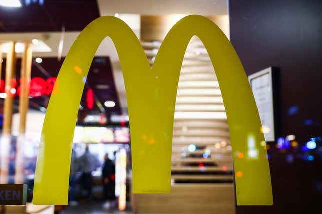 A McDonald’s in Berlin. 